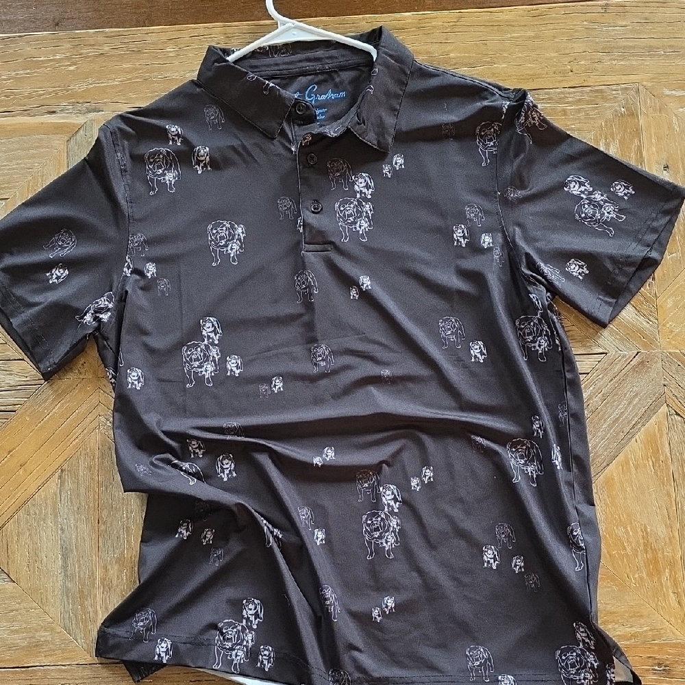 Robert Graham Polo Golf Shirt, Med